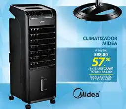 Lojas Cem Climatizador midea oferta