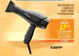 Lojas Cem Secador de cabelos taiff new tourmaline oferta