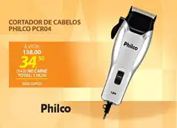Lojas Cem Cortador de cabelos philco pcr04 oferta