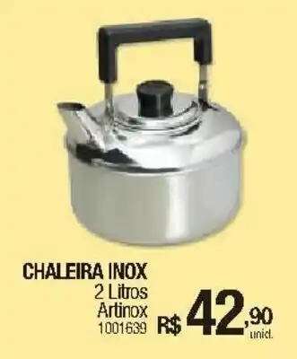 Milium Chaleira Inox 2L oferta