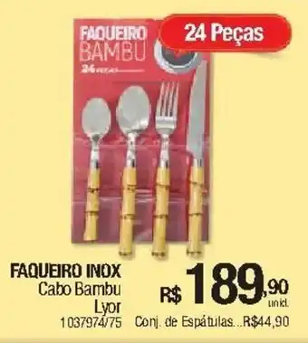 Milium Faqueiro Inox 24 Pecas oferta