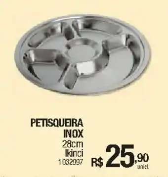 Milium Petisqueira Inox 28cm oferta
