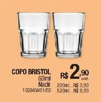Copo Bristol 60ml