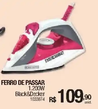 Ferro de Passar 1.200W