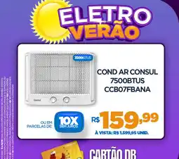 DB Supermercados Cond ar consul 7500BTUS CCB07FBANA oferta