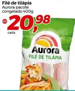 Frangolândia Filé de tilápia Aurora pacote congelado oferta