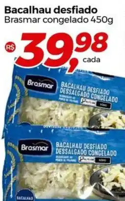 Bacalhau desfiado Brasmar congelado