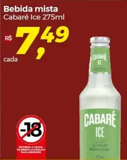 Frangolândia Bebida mista Cabaré Ice oferta