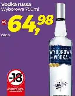 Frangolândia Vodka russa Wyborowa oferta