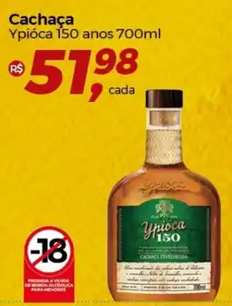 Frangolândia Cachaça Ypióca 150 anos oferta