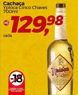 Frangolândia Cachaça Ypióca Cinco Chaves oferta