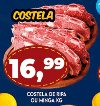 Supermercados Cristal Costela de Ripa ou Minga 1kg oferta