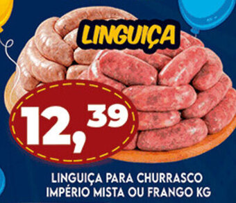 Supermercados Cristal Linguica para Churrasco Imperio Mista ou Frango 1kg oferta