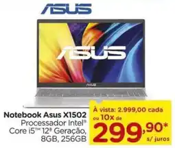 Carrefour Notebook Asus X1502 oferta