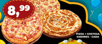 Supermercados Cristal Pizza + Gostosa Sabores - cada oferta