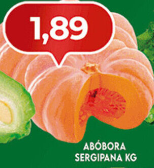 Supermercados Cristal Abobora Sergipana 1kg oferta