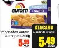 Barbosa Supermercados Empanados Aurora Auroggets 300g oferta