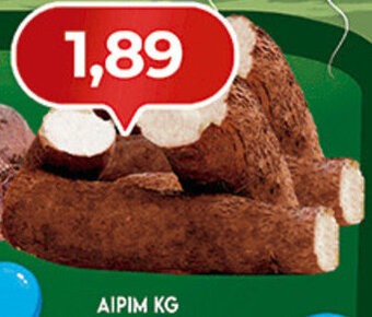 Supermercados Cristal Aipim 1kg oferta