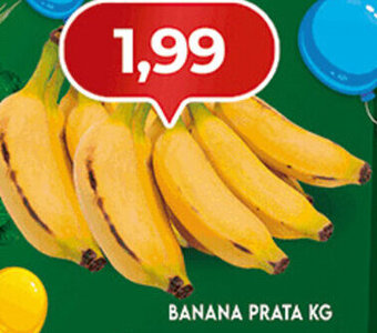 Supermercados Cristal Banana Prata 1kg oferta