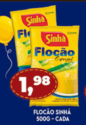Flocao Sinha 500g Cada