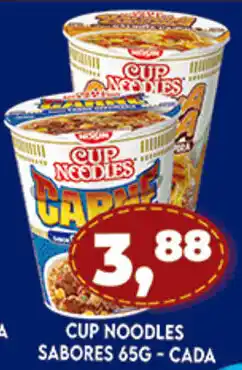 Supermercados Cristal Cup Noodle Sabores 65g - cada oferta