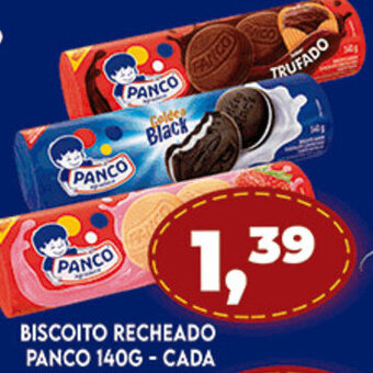 Supermercados Cristal Biscoito Recheado Panco 140g - cada oferta
