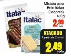 Barbosa Supermercados Mistura para Bolo Italac 400g oferta