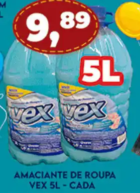 Supermercados Cristal Amaciante de Roupa Vex 5l - cada oferta