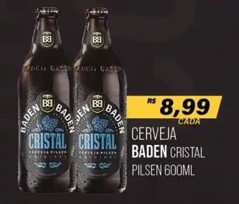 Cometa Supermercados Cerveja Baden Cristal Pilsen 600ml oferta