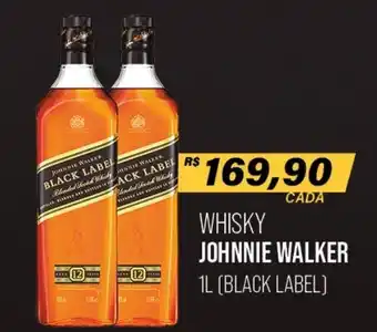 Cometa Supermercados Whisky Johnnie Walker 1L Black Label oferta