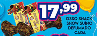 Supermercados Cristal Osso Snack Show Suino Defumado cada oferta