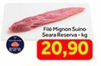 Shibata Supermercados File Mignon Suino Seara Reserva 1kg oferta