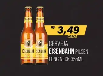 Cometa Supermercados Cerveja Eisenbahn Pilsen Long Neck 355ml oferta