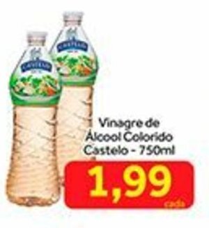 Shibata Supermercados Vinagre de Alcool Colorido Castelo 750ml oferta