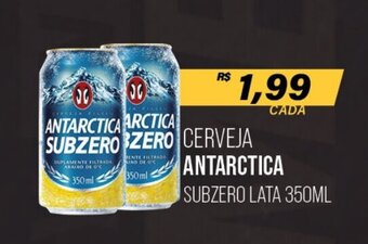 Cometa Supermercados Cerveja Antarctica Subzero Lata 350ml oferta