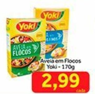 Shibata Supermercados Aveia em flocos Yoki 170g oferta