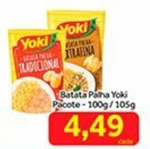Shibata Supermercados Batata Palha Yoki Pacote 100g/105g oferta