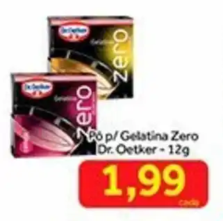 Shibata Supermercados Po p/ Gelatina Zero Dr. Oetker 12g oferta