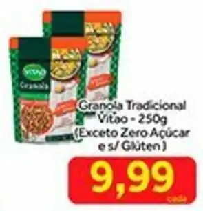 Shibata Supermercados Granola Tradicional Vitao 250g oferta