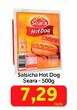 Shibata Supermercados Salsicha Hot Dog Seara 500g oferta