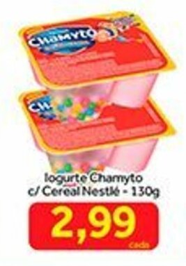 Shibata Supermercados Iogurte Chamyto c/ Cereal Nestle 130g oferta