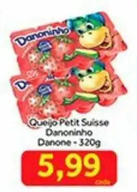 Shibata Supermercados Queijo Petit Suisse Danoninho 320g Danone oferta