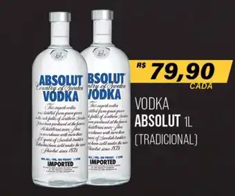 Cometa Supermercados Vodka Absolut 1L oferta