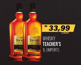 Cometa Supermercados Whisky Teaccher's 1L oferta