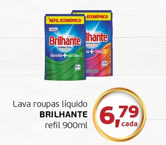 Cometa Supermercados Lava Roupas Liquido Brilhante refil 900ml oferta