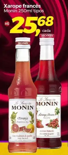 Frangolândia Xarope francês Monin tipos oferta