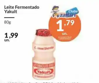 Zaffari Leite Fermentado Yakult 80g oferta