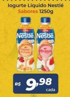 Atakarejo Iogurte Liquido Nestlé Sabores 1250g oferta
