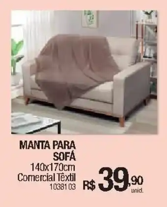 Manta para Sofa 140x170cm