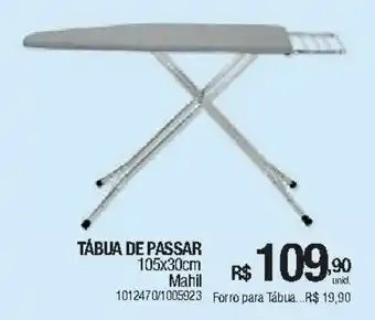 Milium Tabua de Passar 105x30cm oferta